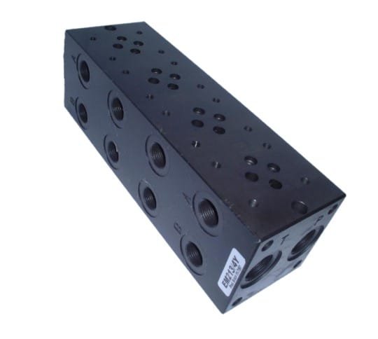 SUB-EM2134Y.jpg NG6 4-Station Parallel Manifold, A-B on Side G06, P-T on Ends G08
